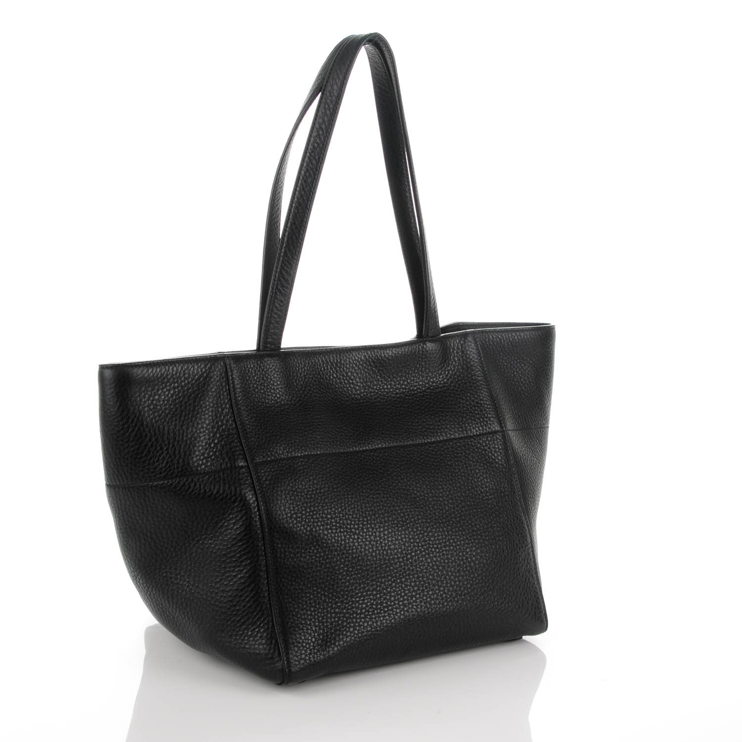 Prada Vitello Daino Tote Nero Black 3 of 10