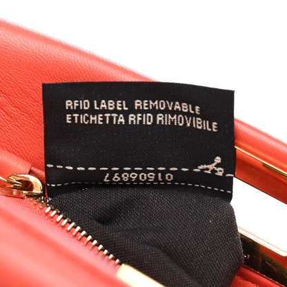 Fendi Nappa Mini Peekaboo Iconic Satchel Azalea 7 of 12