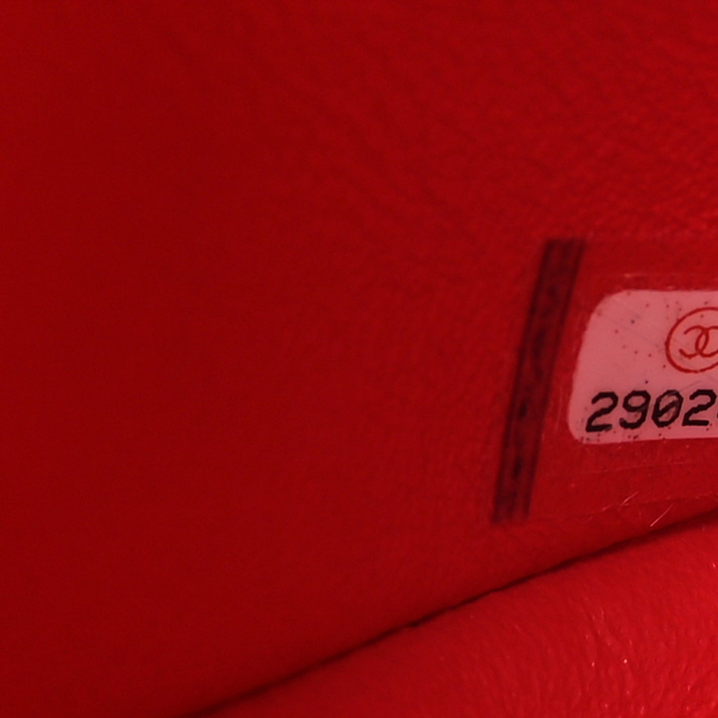 Caviar Quilted Small Double Flap Red