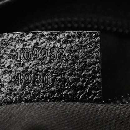 Gucci Monogram Web Medium Double Pocket Messenger Bag Black 7 of 10