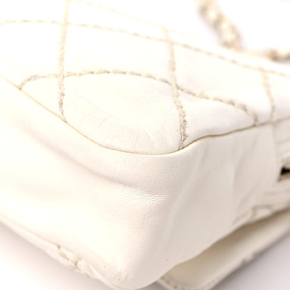Chanel Lambskin Quilted Flower Patch Single Flap White 11 of 17