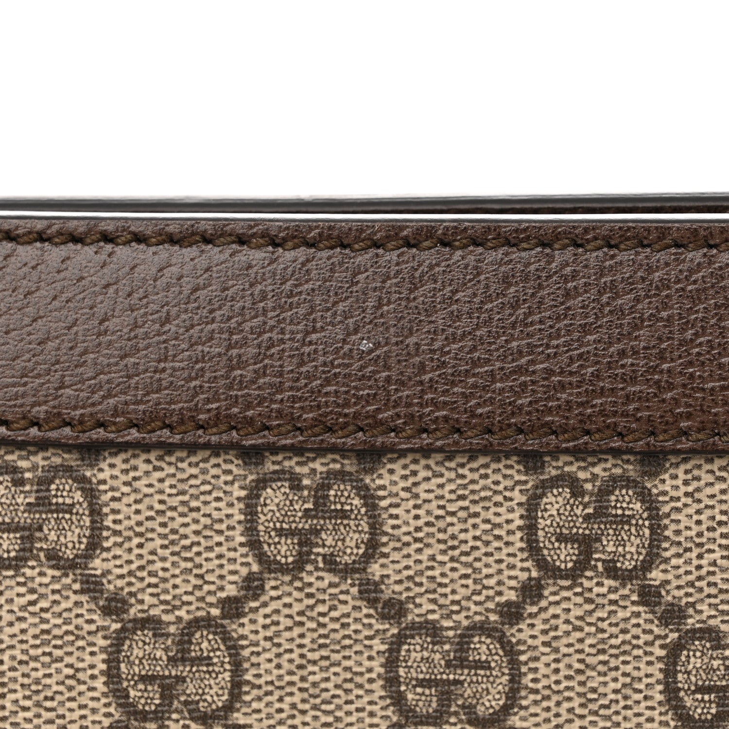 Gucci GG Supreme Monogram Web Medium Ophidia Chain Shoulder Bag Brown 15 of 15