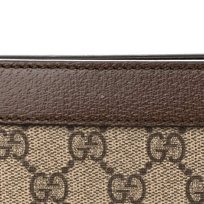 Gucci GG Supreme Monogram Web Medium Ophidia Chain Shoulder Bag Brown 15 of 15
