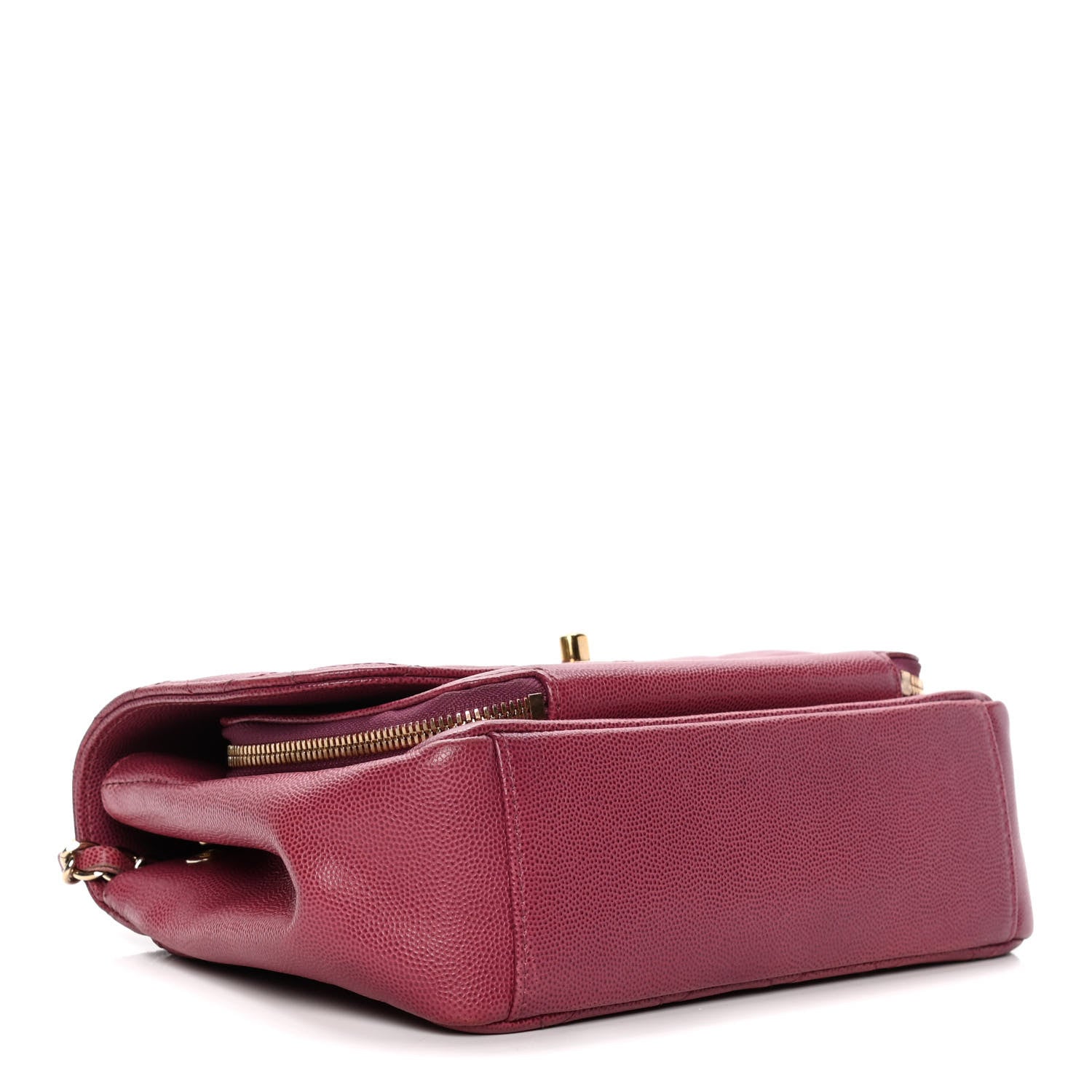 Chanel Caviar Quilted Medium Business Affinity Flap Burgundy 4 of 8