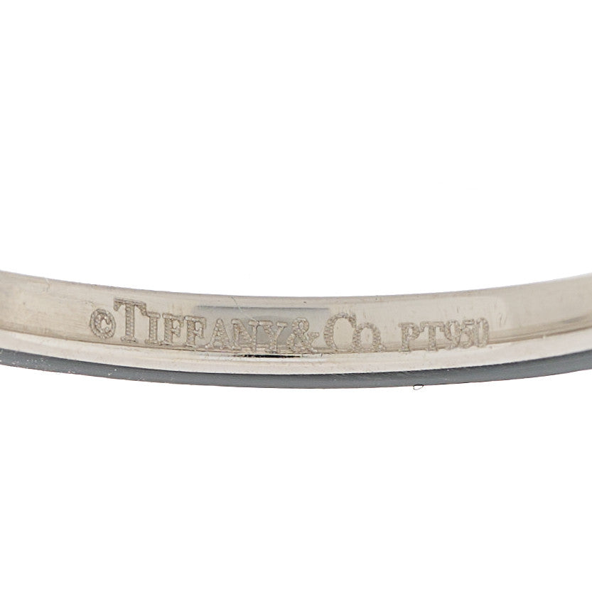 Tiffany Platinum Diamond Full Circle Lucida Wedding Band Ring 48 4.5 4 of 4