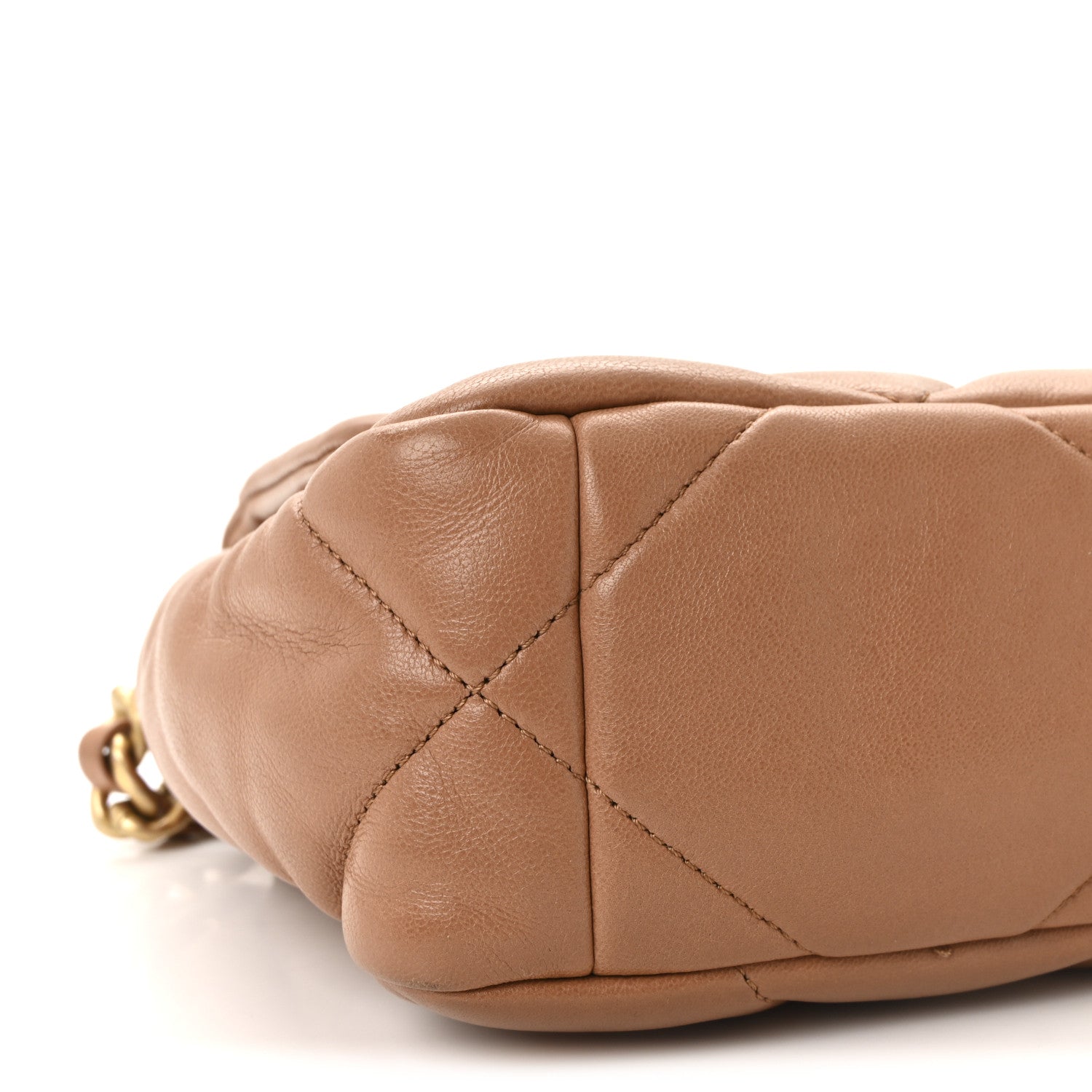 Chanel Lambskin Quilted Medium Chanel 19 Flap Brown 9 of 10