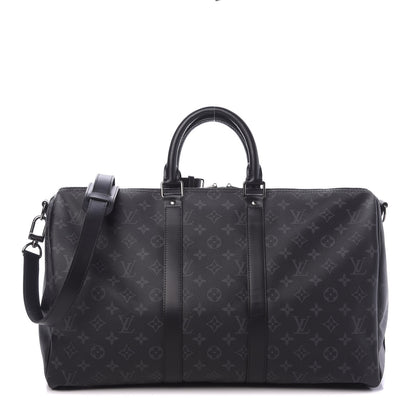 Louis Vuitton Monogram Eclipse Keepall Bandouliere 45 1 of 10