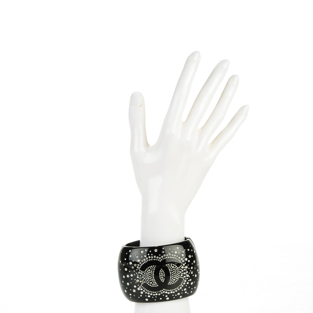 Resin Crystal CC Cuff Black