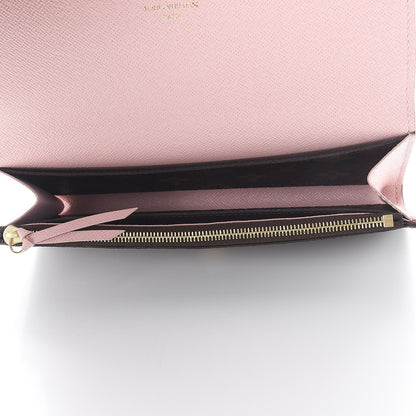 Louis Vuitton Monogram Emilie Wallet Rose Ballerine 5 of 8