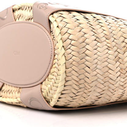 Chloe Raffia Smooth Calfskin Medium Sense Basket 7 of 7