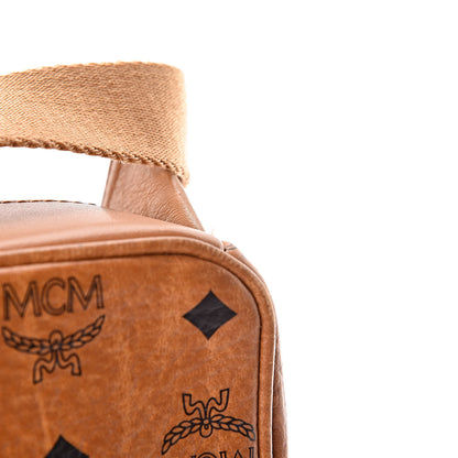 MCM Visetos Studded Medium Stark M Backpack Cognac 14 of 25