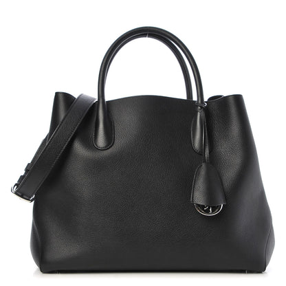 Christian Dior Supple Grained Calfskin Large Open Bar Tote Black 1 of 7