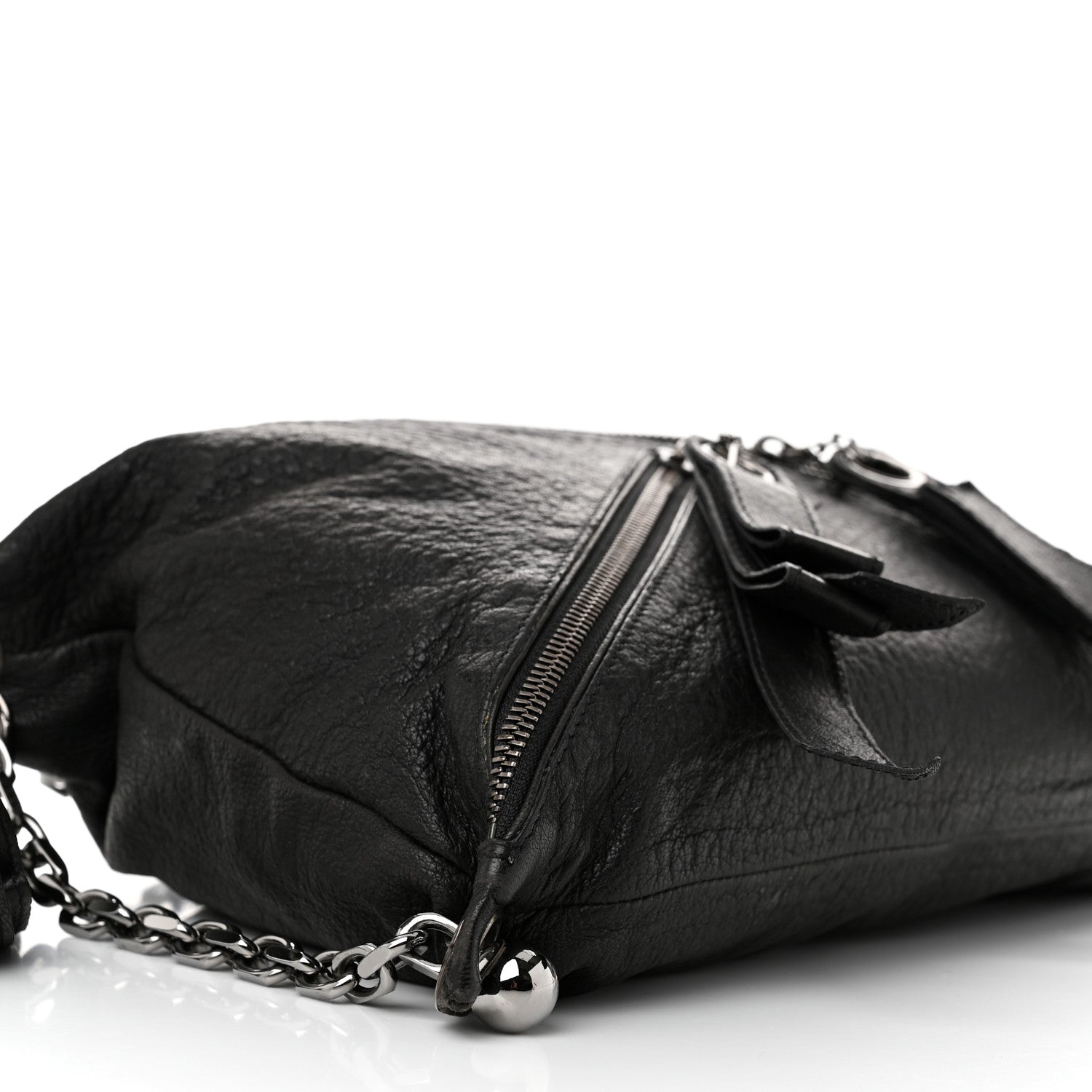 Christian Louboutin Nappa Okapi Medium Trophe Shoulder Bag Black 7 of 10