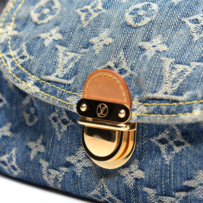 Louis Vuitton Monogram Denim Mini Pleaty Blue 10 of 20