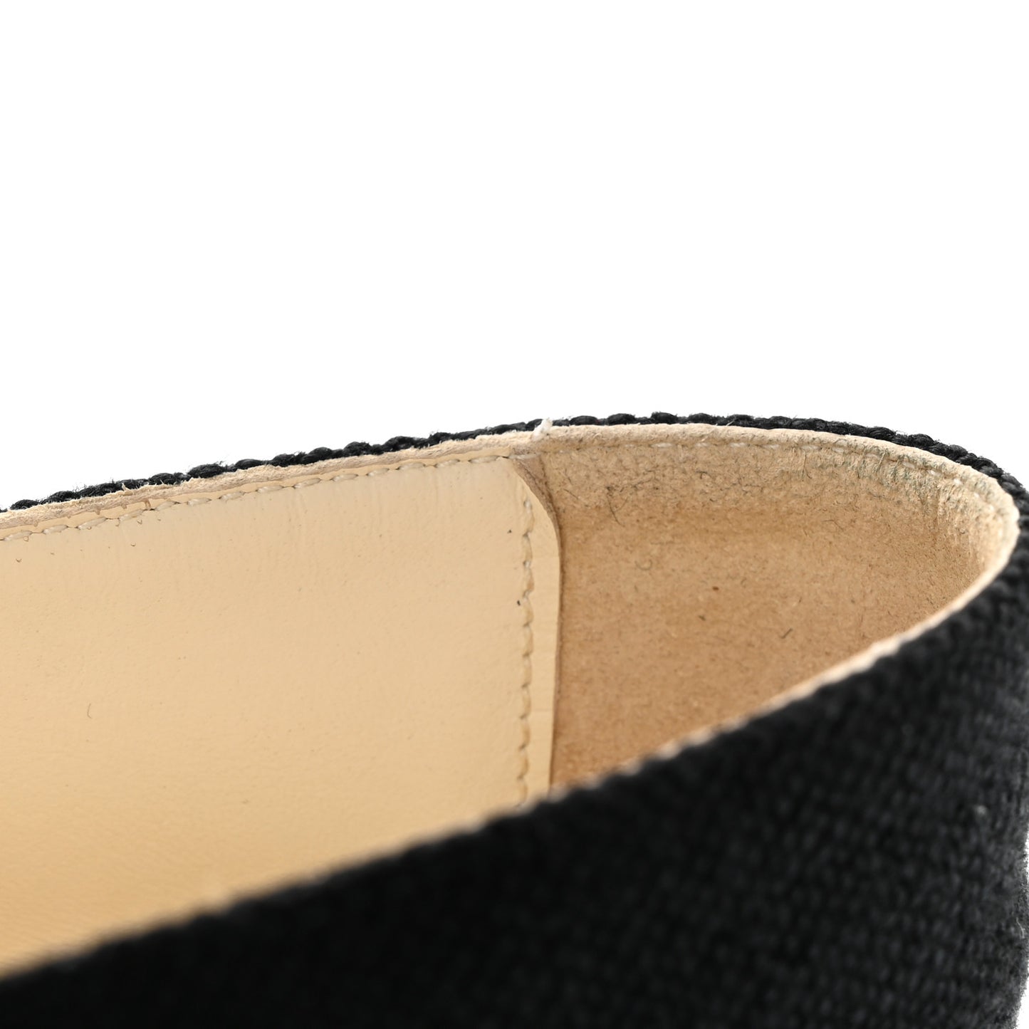 Linen CC Espadrilles 37 Black