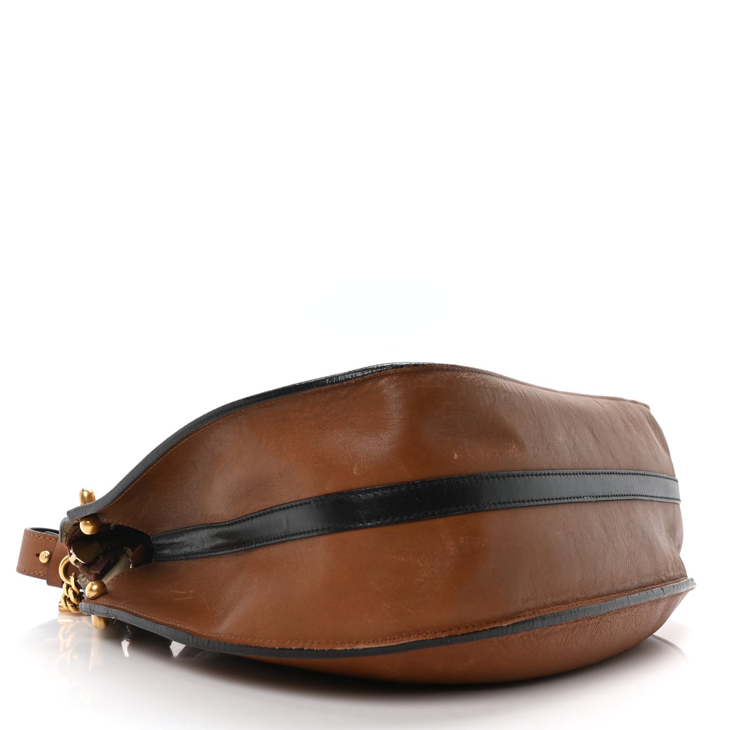 Calfskin Small Hayley Hobo Tan