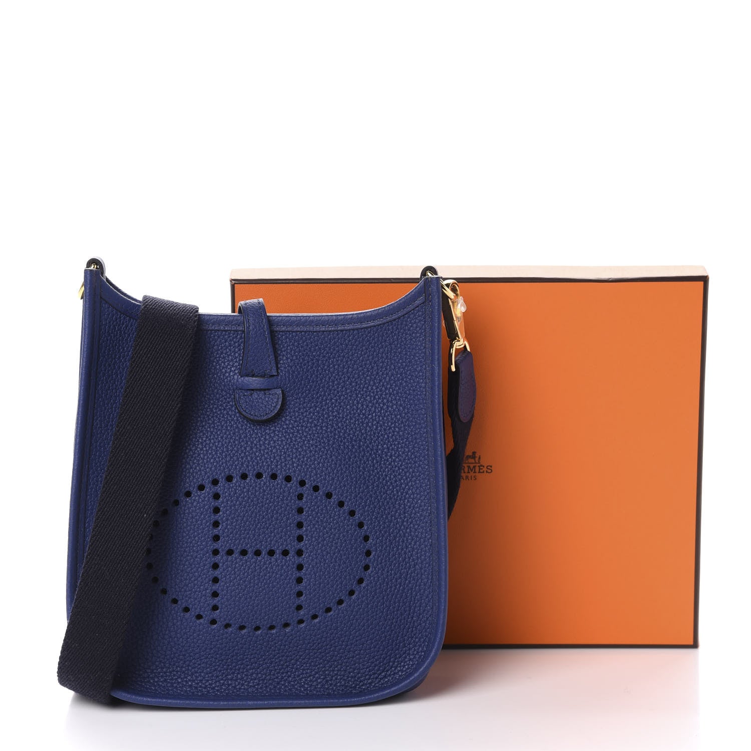 Hermes Taurillon Maurice Amazone Evelyne TPM Bleu Saphir Blue Indigo 11 of 11