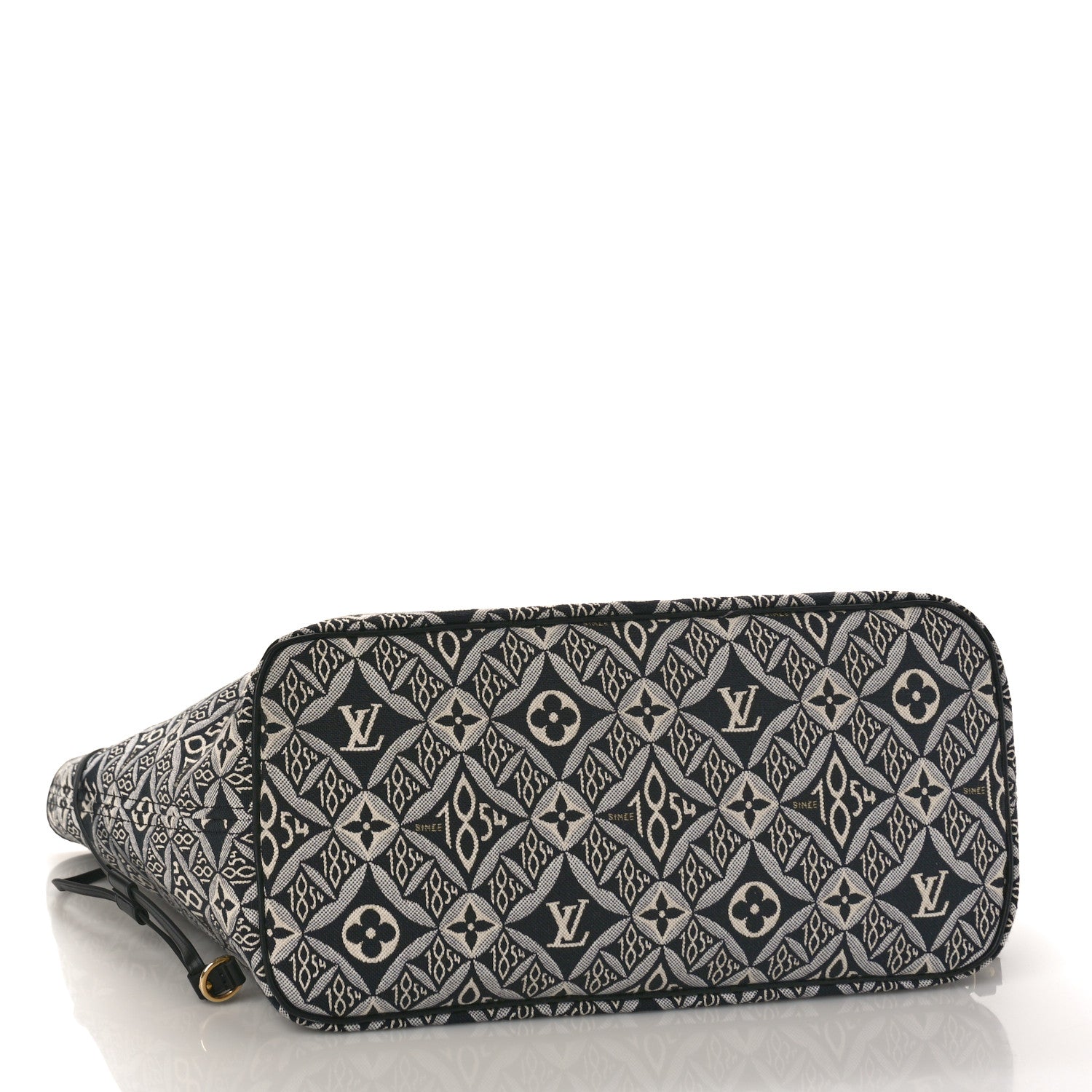 Louis Vuitton Jacquard Since 1854 Neverfull MM Grey 5 of 9
