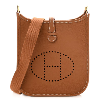 Hermes Taurillon Maurice Evelyne TPM Gold 1 of 11