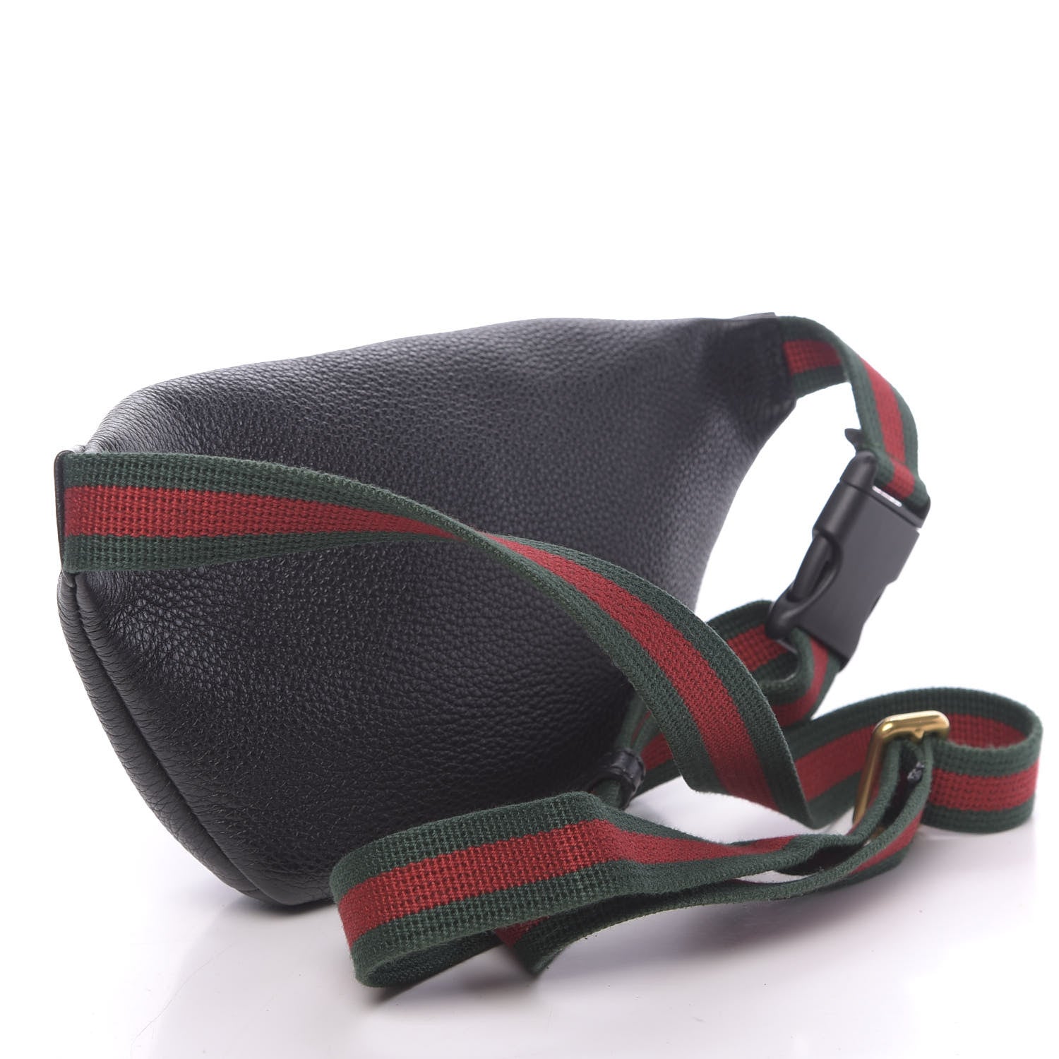 Gucci Grained Calfskin Small Logo Belt Bag Black 3 of 11