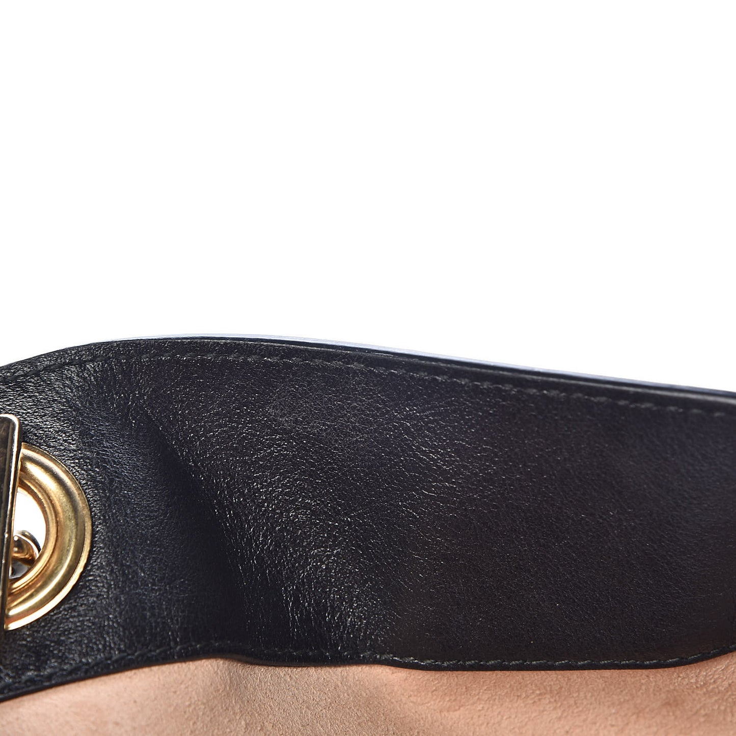 Calfskin Large Rajah Chain Tote Black