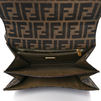 Fendi Zucca Flap Tobacco Moro 4 of 10