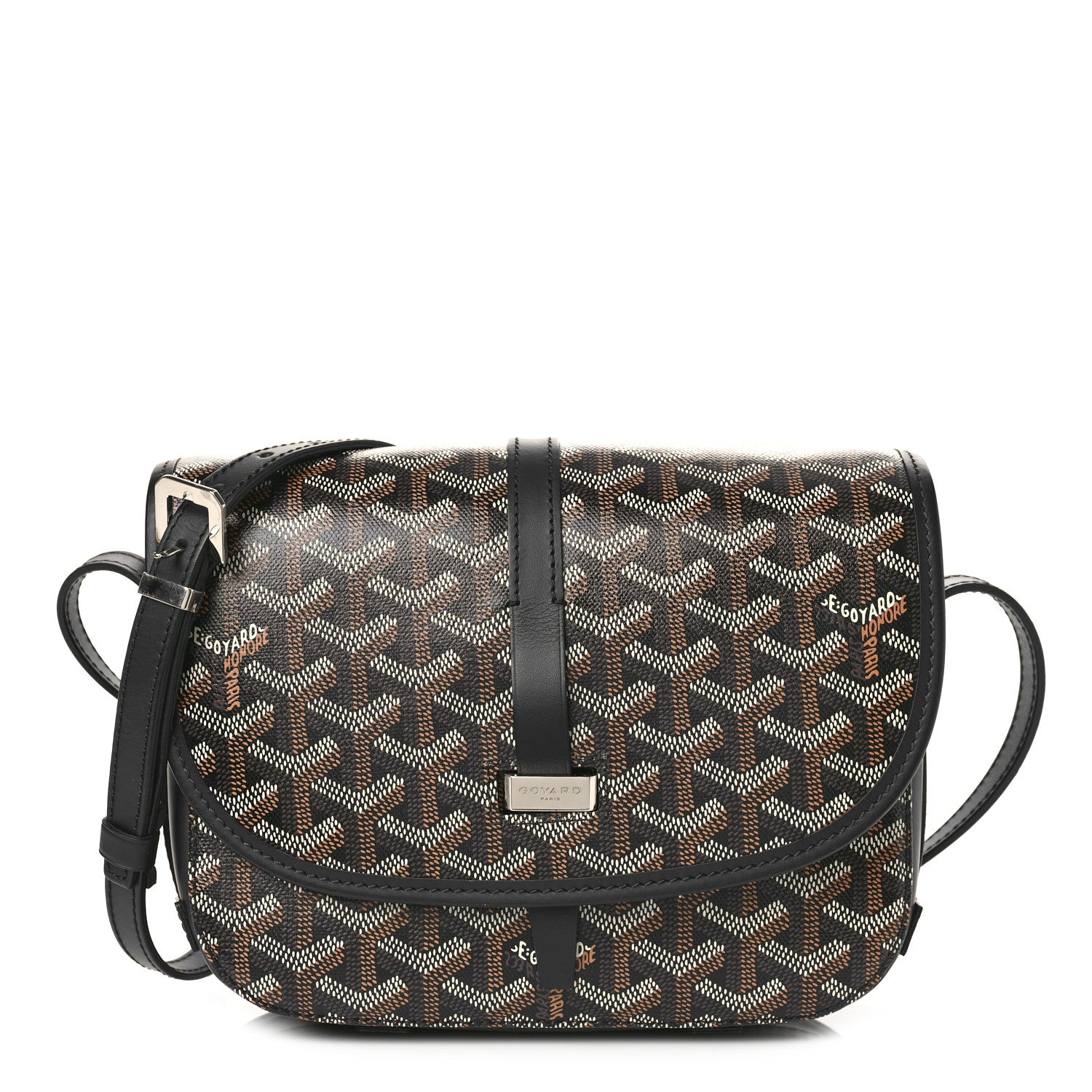 Goyard Goyardine Belvedere II PM Messenger Bag Black 1 of 8