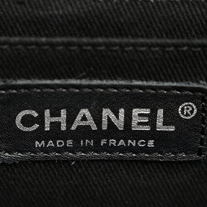 Chanel Lambskin Quilted Jumbo Icons Secret Label Flap Black 6 of 16