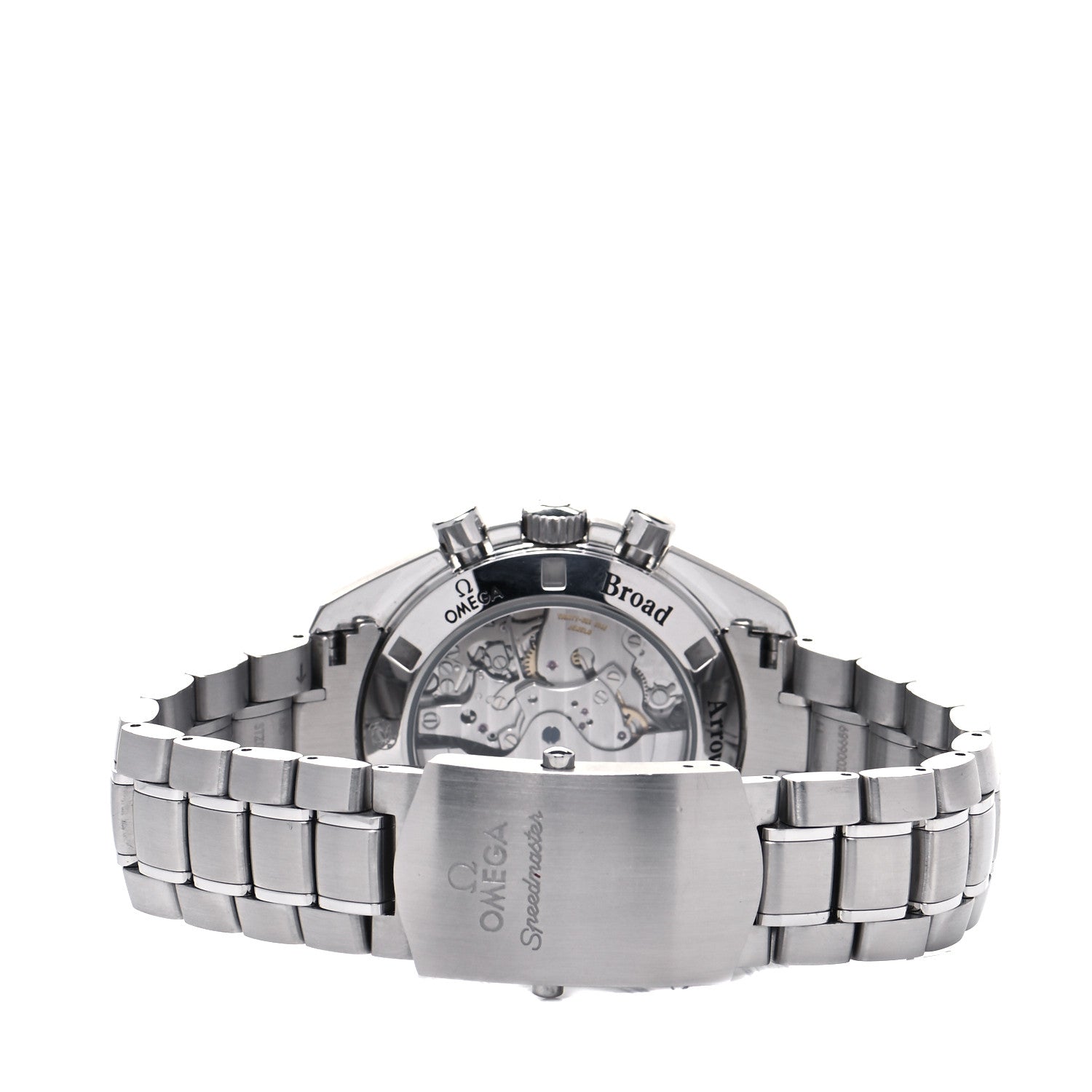 Omega Stainless Steel 42mm Speedmaster Broad Arrow 1957 Chronograph Automatic Watch Black 321.10.42.50.01.001 3 of 5