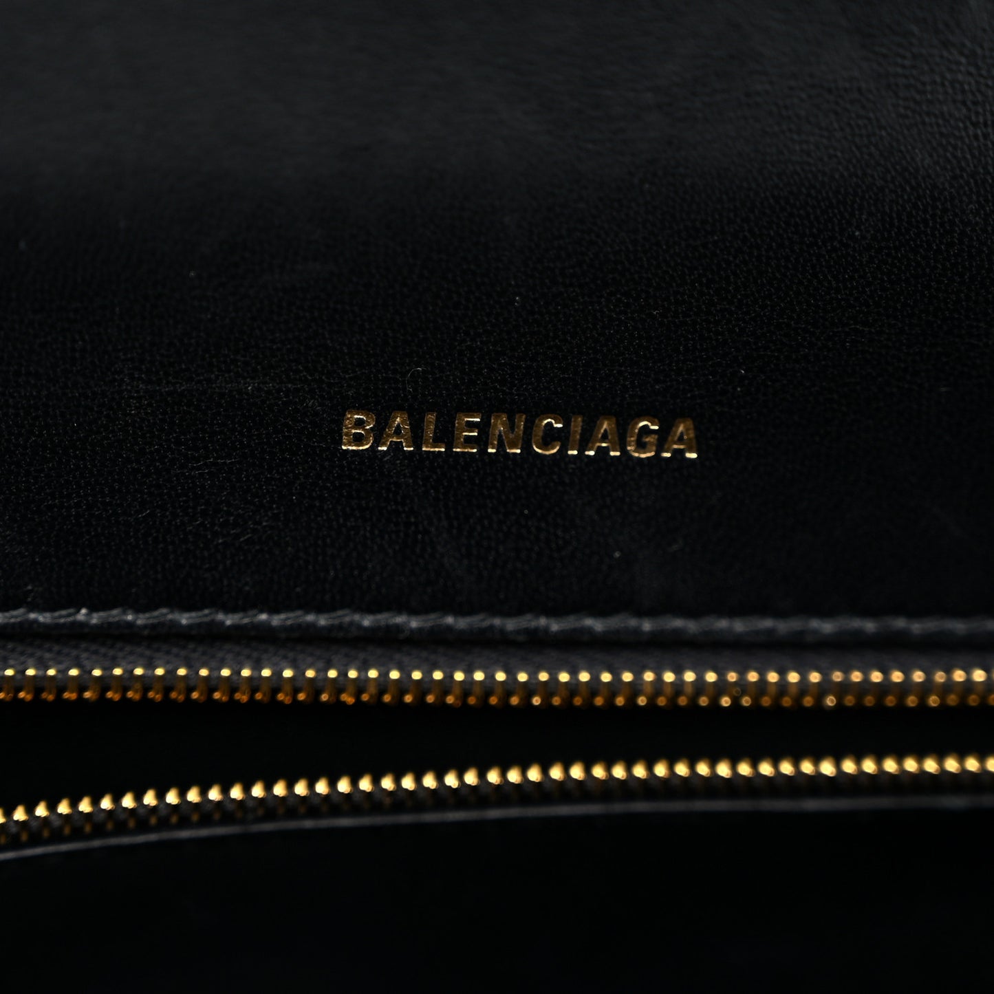 Shiny Box Calfskin Small Hourglass Top Handle Bag Black