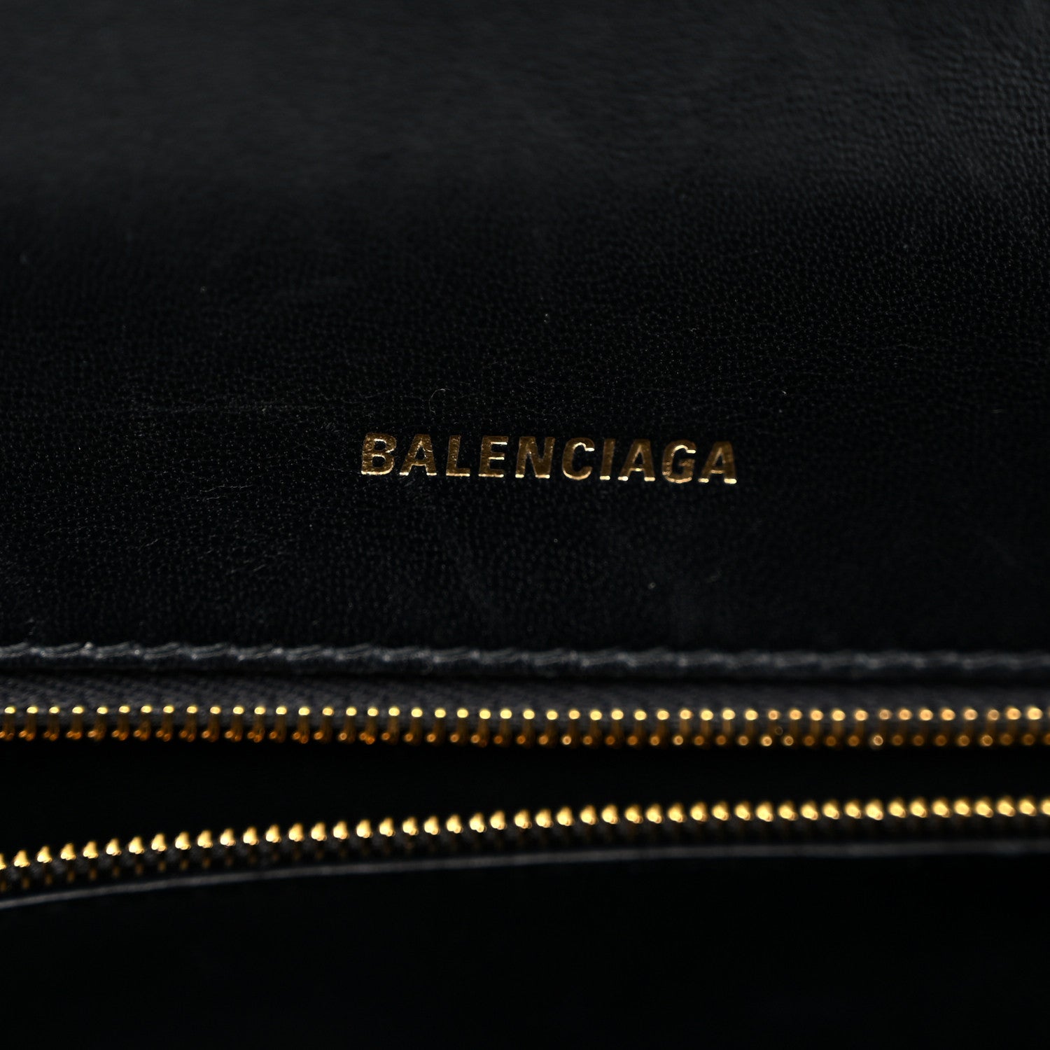 Balenciaga Shiny Box Calfskin Small Hourglass Top Handle Bag Black 6 of 9