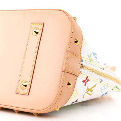 Louis Vuitton Monogram Multicolor Alma PM White 10 of 12