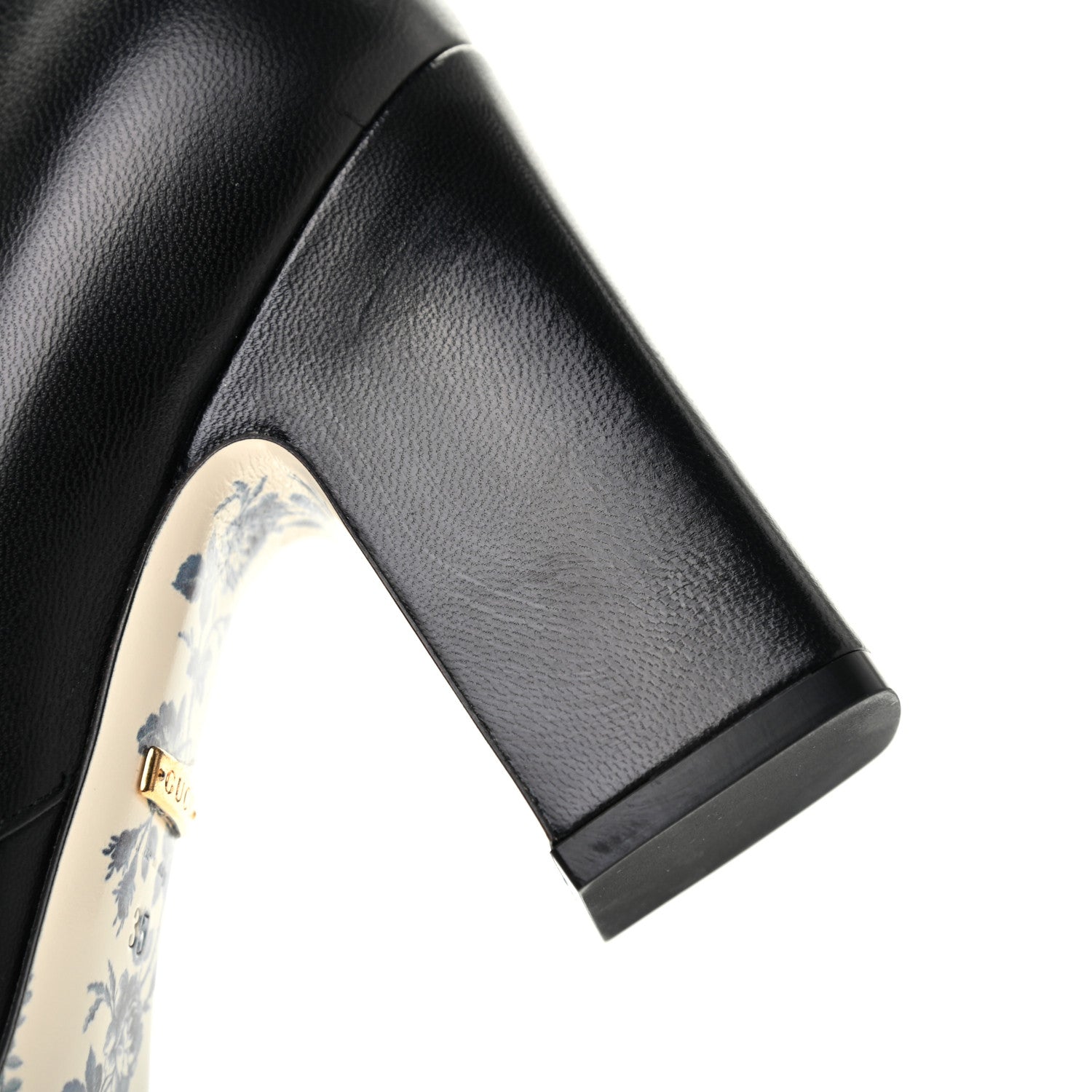 Gucci Malaga Kid GG Victoire 95mm Loafer Pumps 35 Black 10 of 10