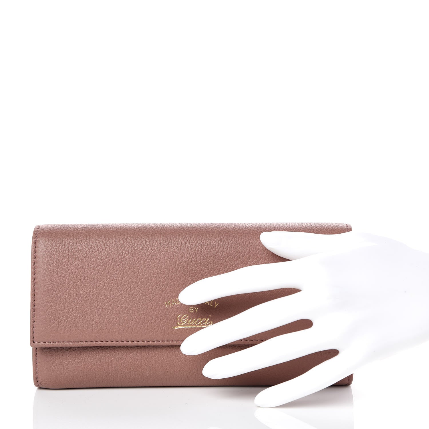 Gucci Dollar Calfskin Swing Continental Wallet Soft Pink 2 of 10