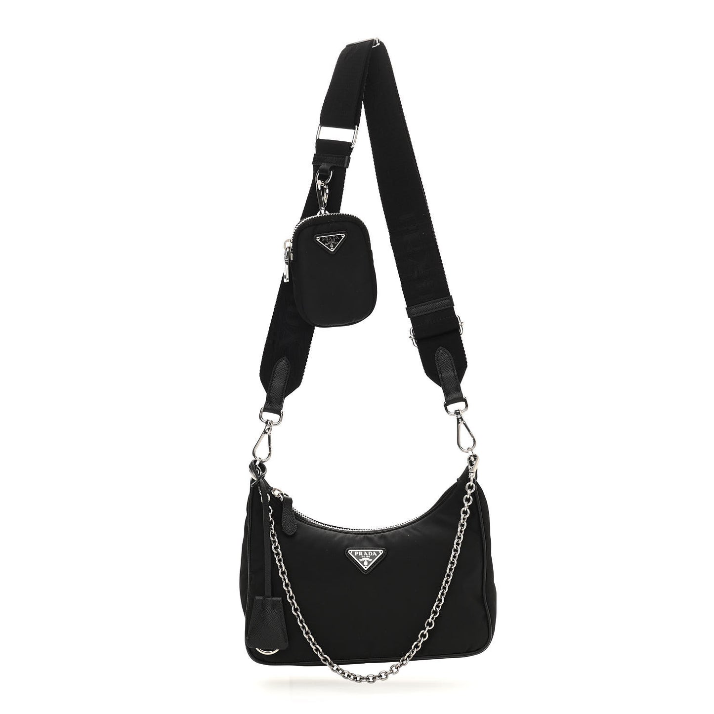 Nylon Re-Edition 2005 Shoulder Bag Black