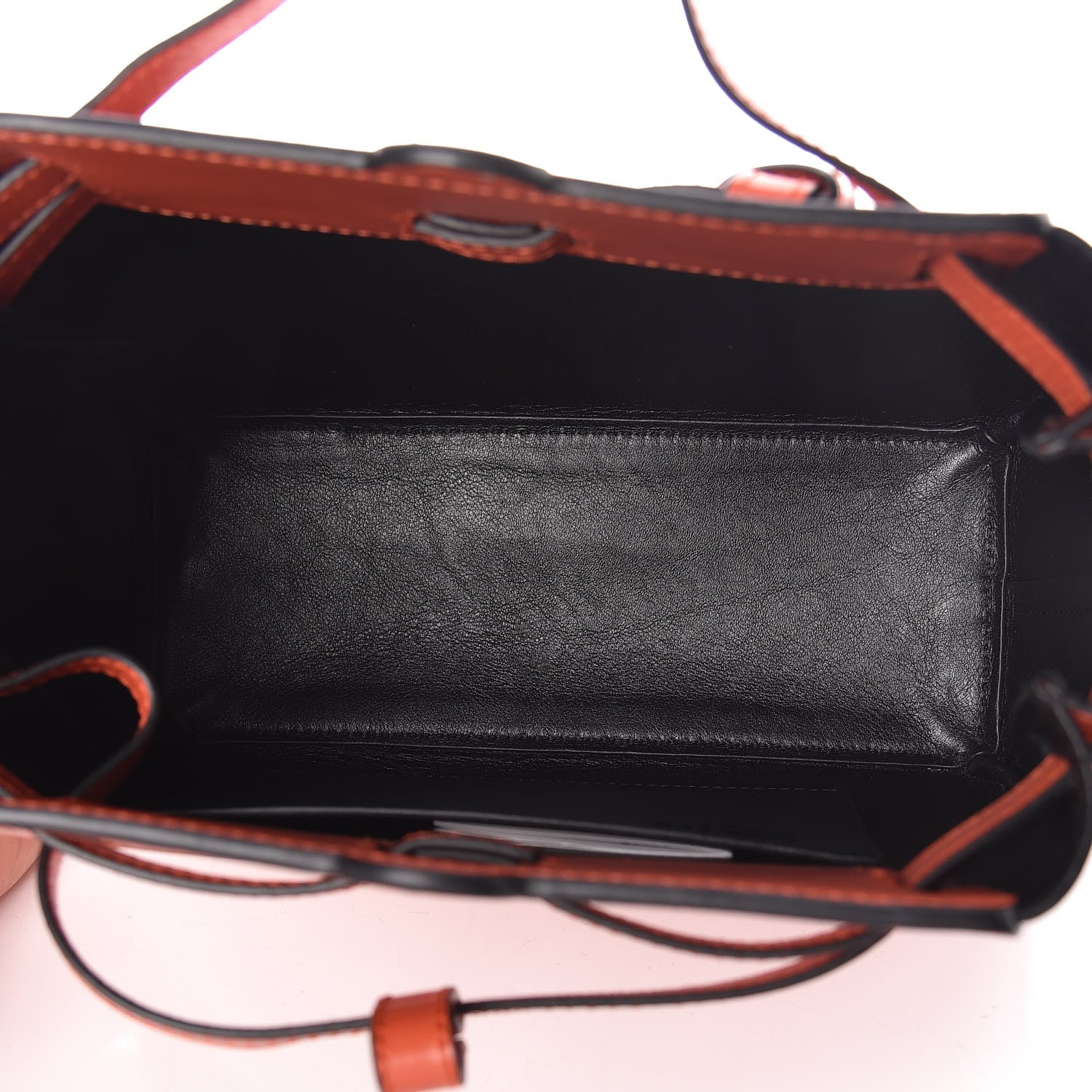 Loewe Calfskin Mini Lazo Tote Orange 7 of 9