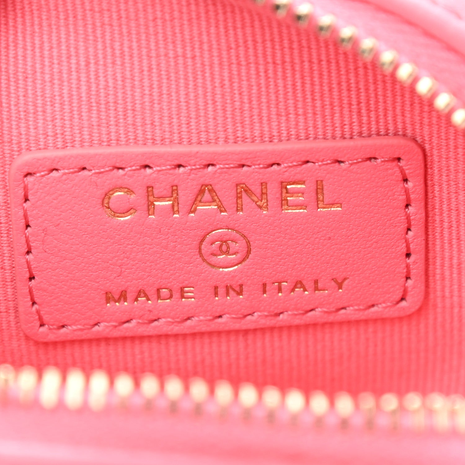 Chanel Lambskin Quilted CC In Love Heart Zipped Arm Coin Purse Pink 6 of 8
