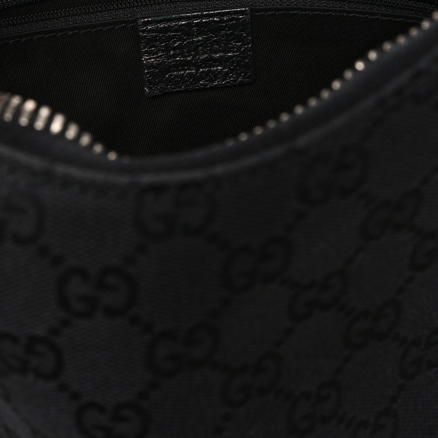 Gucci Monogram GG Signature Shoulder Bag Black 7 of 11
