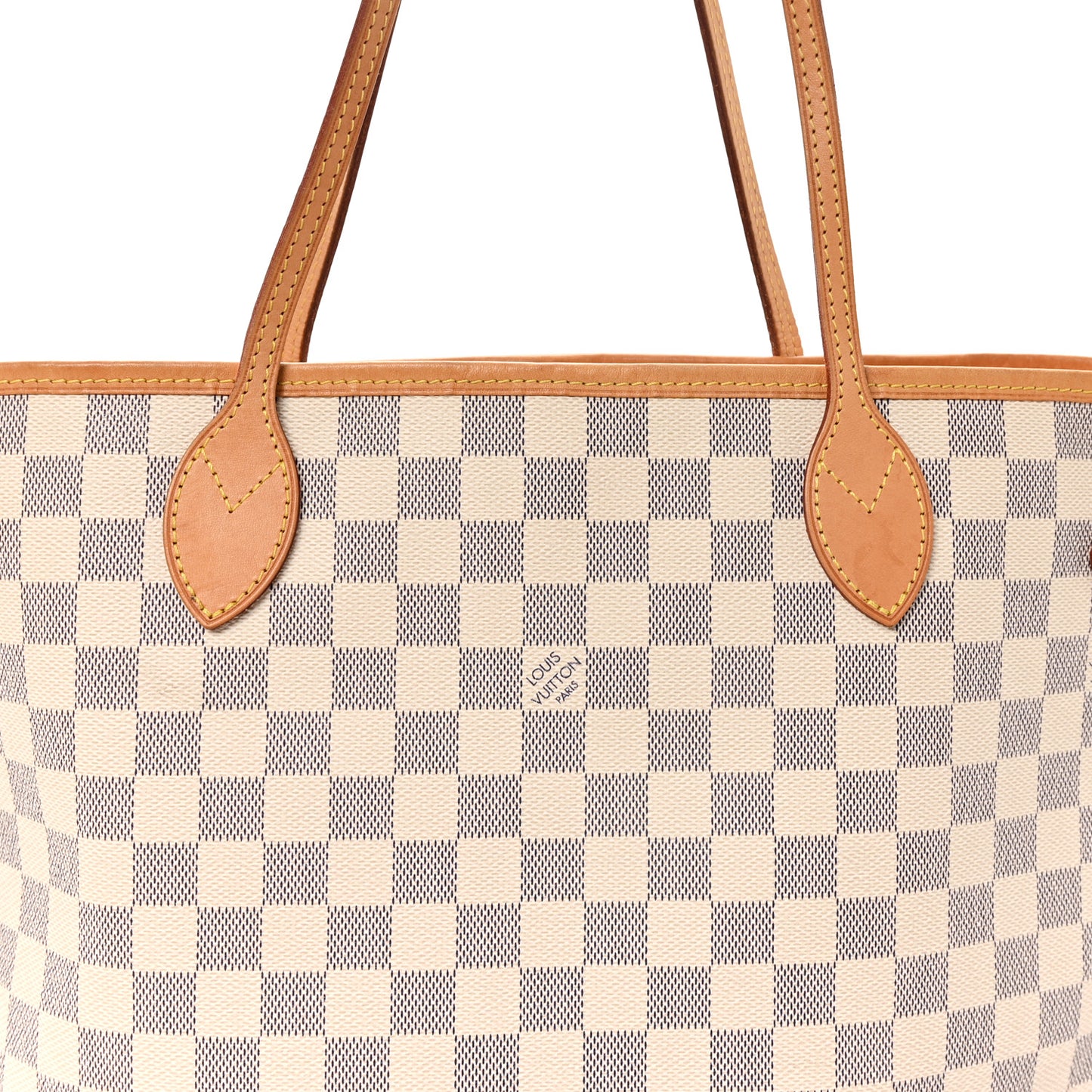 Damier Azur Neo Neverfull MM Rose Ballerine