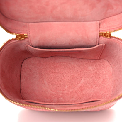 Christian Dior Lambskin Cannage Small Diortravel Vanity Case Pink 5 of 9