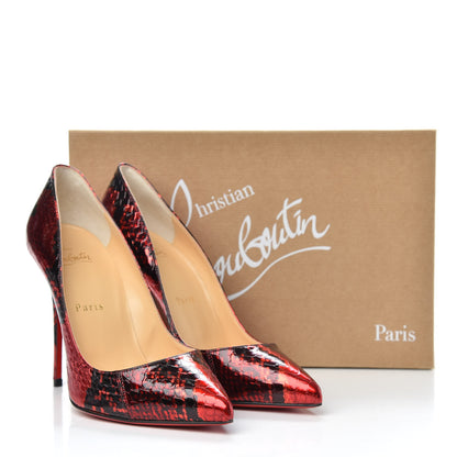 Christian Louboutin Ayers Metalgloss Pigalle Follies 100 Pumps 38 Loubi 8 of 8