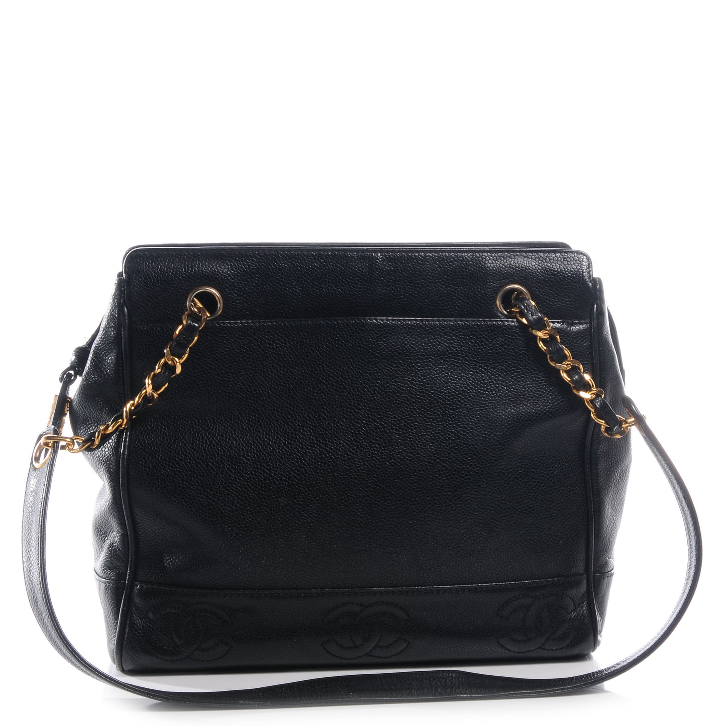 Caviar Shoulder Bag Black