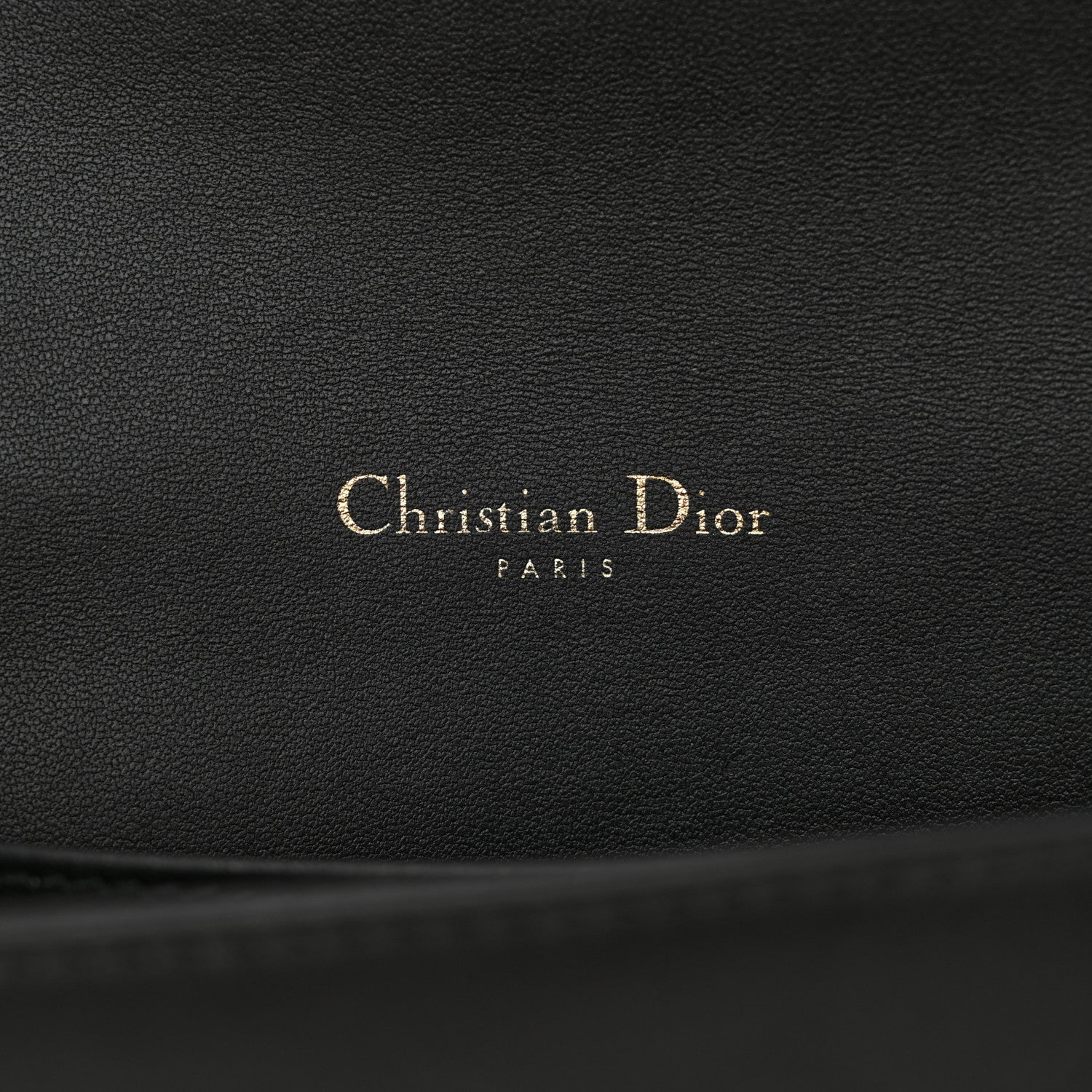 Christian Dior Lambskin Cannage Lady Dior Pouch Black 7 of 11