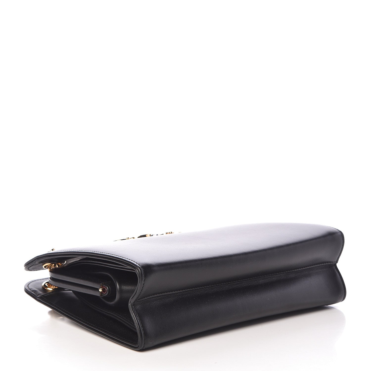 Gucci Calfskin Zumi Frame Crossbody Bag Black 4 of 11