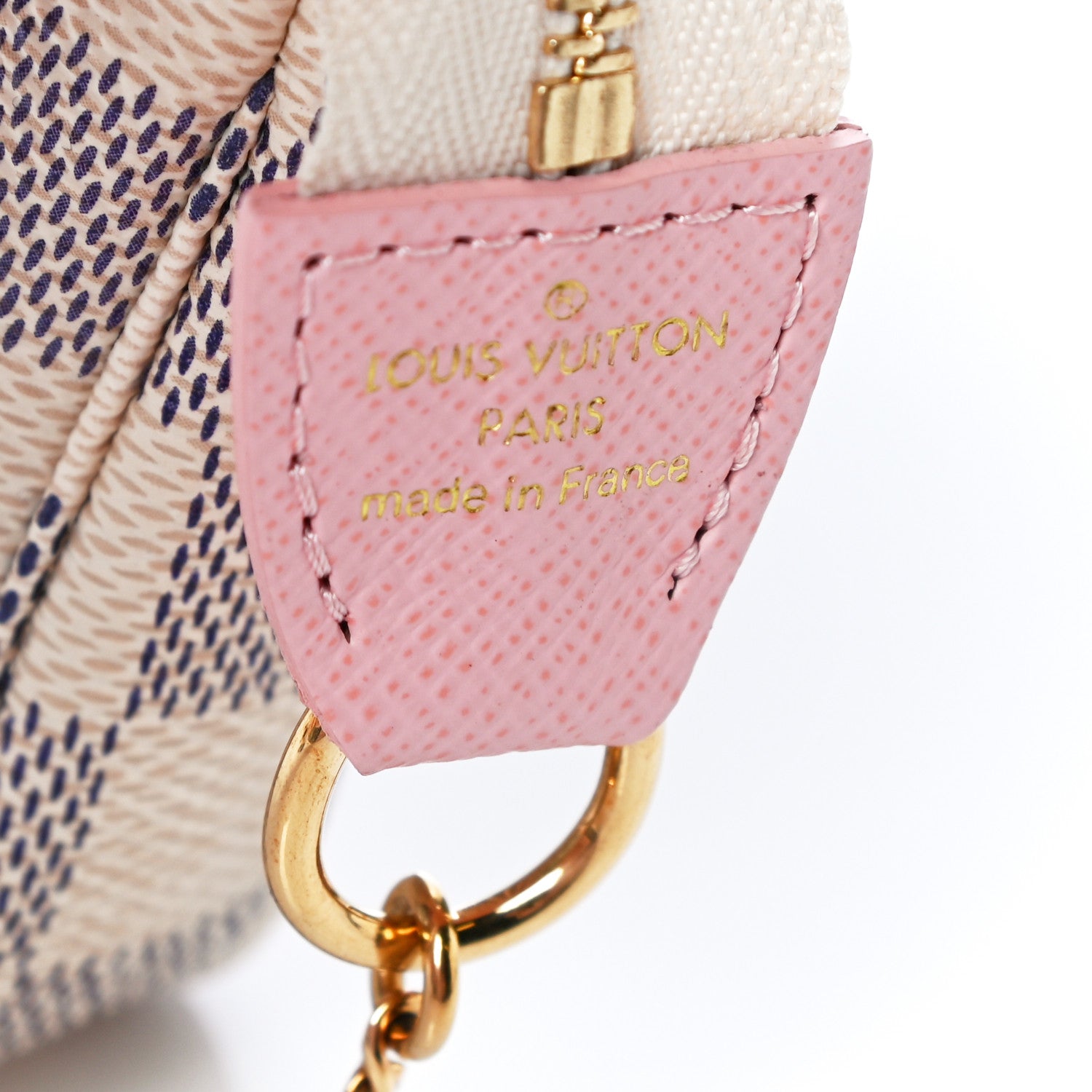 Louis Vuitton Damier Azur 2018 Christmas Animation Mini Pochette Accessories 7 of 11