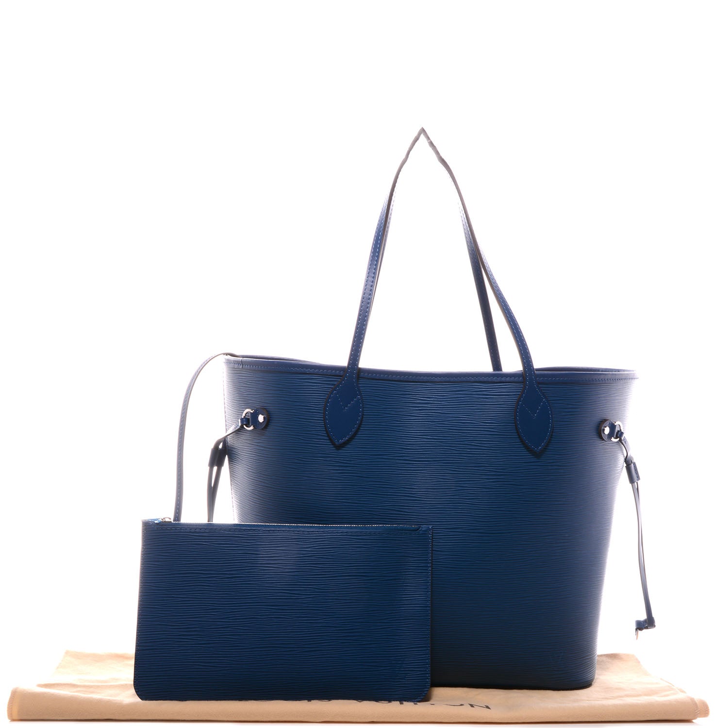 Louis Vuitton Epi Neverfull MM Saphir 4 of 8