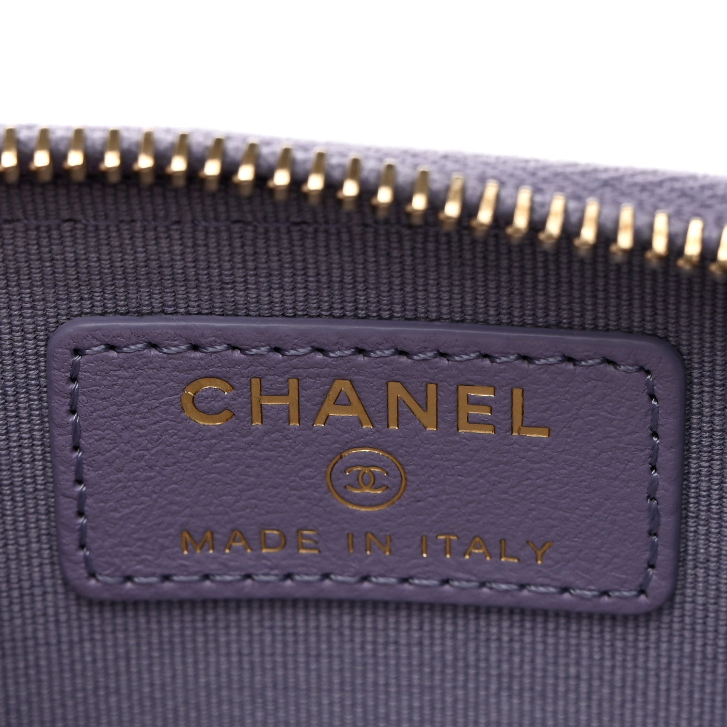 Chanel Caviar Quilted Zip Coin Purse Light Purple 6 of 8