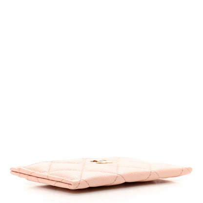 Chanel Caviar Quilted Card Holder Light Pink 4 of 9