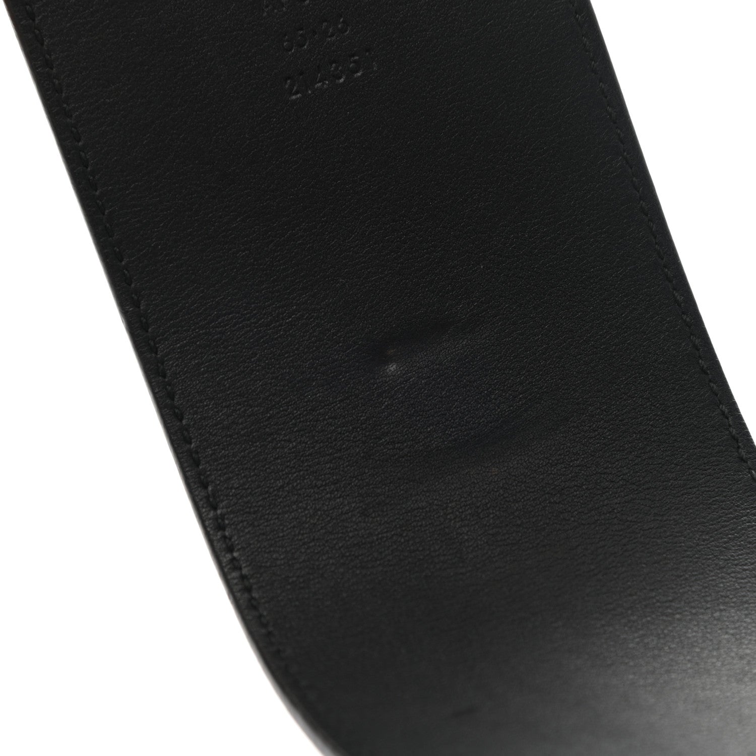 Gucci Calfskin Double G Wide Belt 65 26 Black 6 of 6