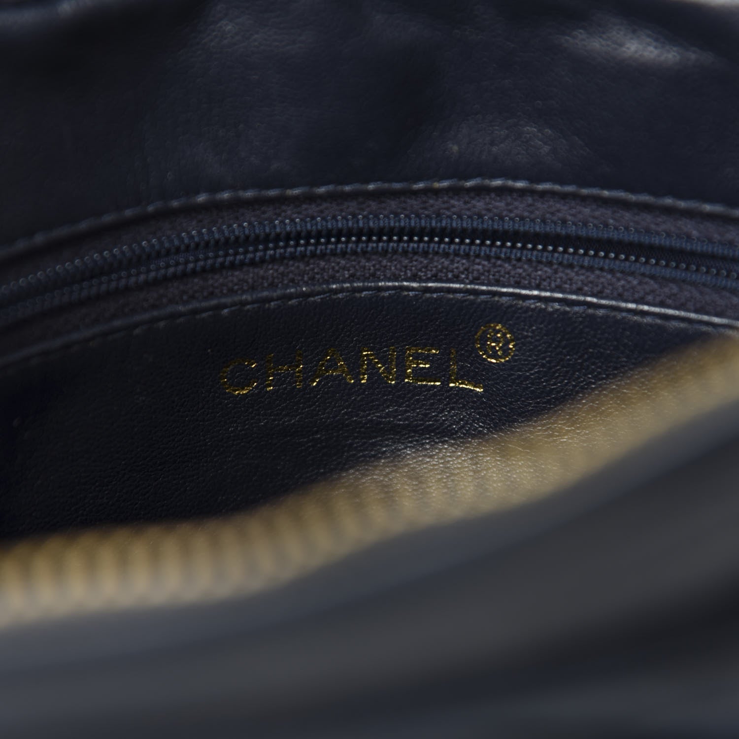 Chanel Lambskin Quilted CC Tassel Camera Case Navy 9 of 11
